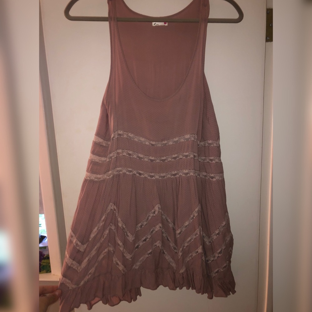Free People Sheer Slip Dress